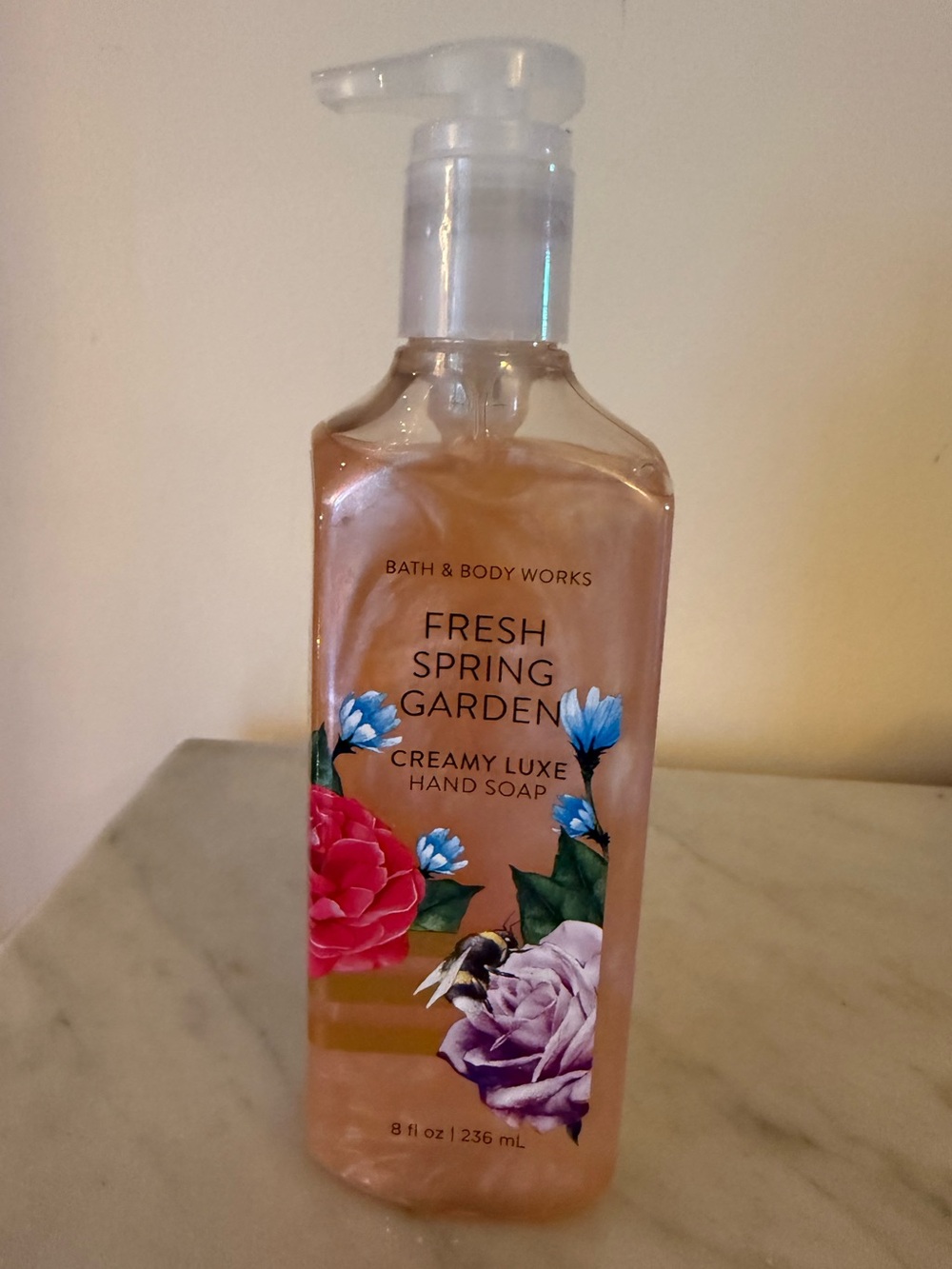 Bath & Body Works Creamy Luxe Fresh Spring Garden Hand Soap Discontinued 8oz NEW
